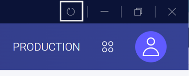 Refresh icon location